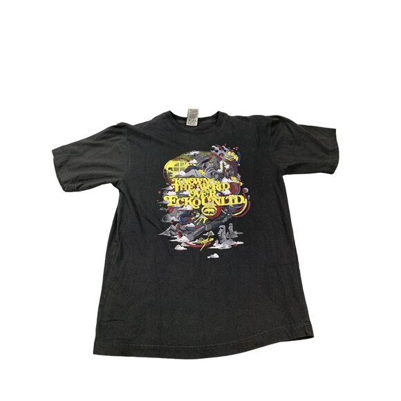 Ecko Unltd Boys Large Black Skateboard Punk T-Shirt  Graphic Print RN46795 - Picture 1 of 8